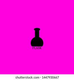 flask icon sign signifier vector