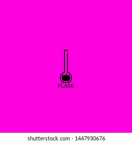 flask icon sign signifier vector