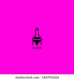 flask icon sign signifier vector