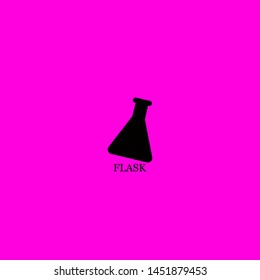 flask icon sign signifier vector