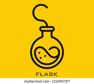 Flask icon signs