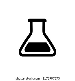flask icon. Simple glyph vector of Medicine set for UI and UX, website or mobile application