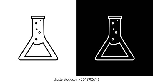 Flask icon symbol concept for graphic design, Website, UI. EPS