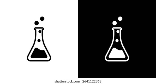 Flask icon symbols. Vector illustration.