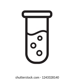 flask icon in trendy flat style 