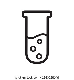 flask icon in trendy flat style 