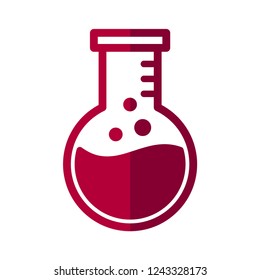 flask icon in trendy flat style 
