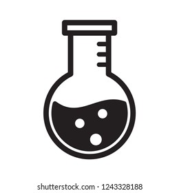 flask icon in trendy flat style 