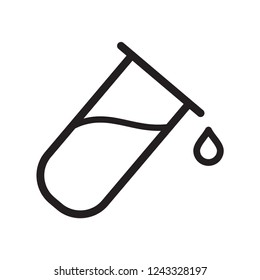 flask icon in trendy flat style 