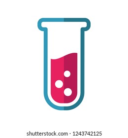 flask icon in trendy flat style 