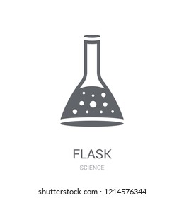 Flask icon. Trendy Flask logo concept on white background from Science collection. Suitable for use on web apps, mobile apps and print media.