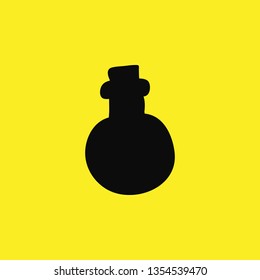 flask icon vector