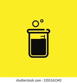 flask icon vector