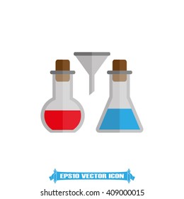 Flask Icon Vector.