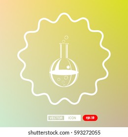 Flask Icon, vector