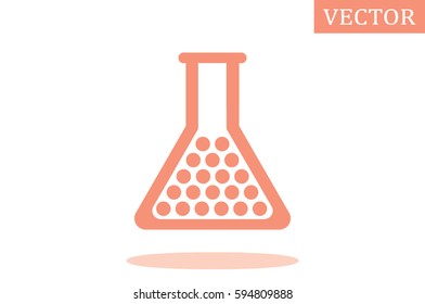 Flask Icon Vector.