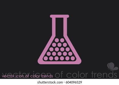 Flask Icon Vector.