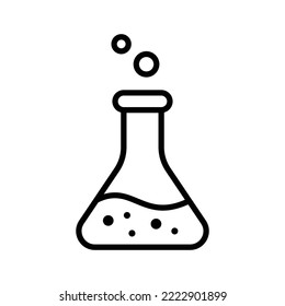 flask icon vector design template in white background