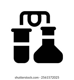flask icon. vector glyph icon for your website, mobile, presentation, and logo design.