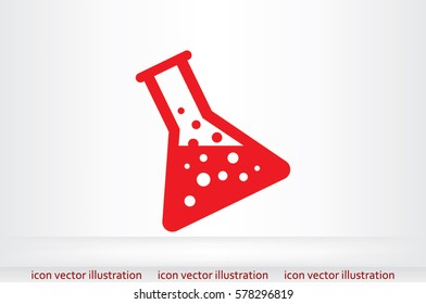 flask icon vector illustration.