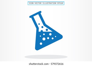 flask icon vector illustration.