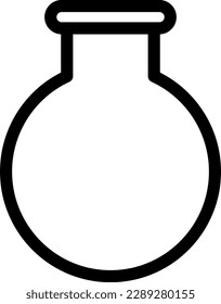 Flache Symbol, Vektorgrafik. Chemische Werkzeuge und Geräte.