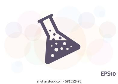flask icon vector illustration EPS 10