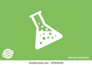 flask icon vector illustration EPS 10