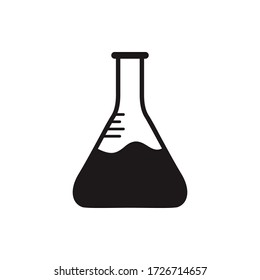 flask, icon, vector, illustration, medical
