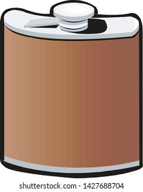 flask icon vector. flask sign on white background.