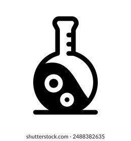 Flask Icon Vector Symbol Design Illustration