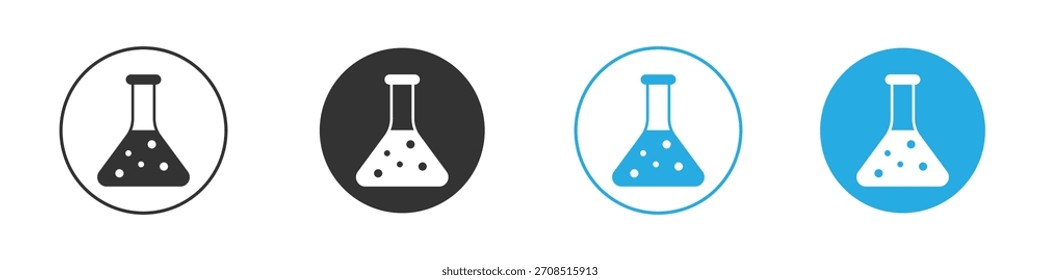Icono de frasco para Web, móvil.Ilustración vectorial