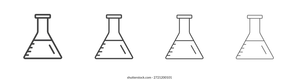 Iconos del frasco para el gráfico y el Diseño web.