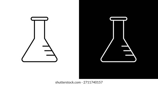 Símbolo de Vector de iconos de frasco con líneas de trazo editables para Diseños web