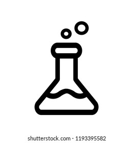 Flask icon,vector illustration. Flat design style. vector flask icon illustration isolated on White background, flask icon Eps10. flask icons graphic design vector symbols.