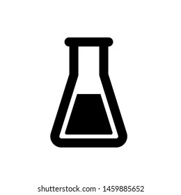 Flask icon,vector illustration. Flat design style. vector flask icon illustration isolated on White background, flask icon Eps10. flask icons graphic design vector symbols.