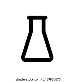 Flask icon,vector illustration. Flat design style. vector flask icon illustration isolated on White background, flask icon Eps10. flask icons graphic design vector symbols.
