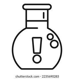 Vector de contorno de icono de la idea de máscara. Solución creativa. Iniciar