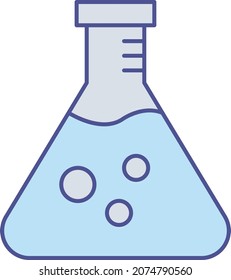 Flask Isolated Vector icon which can easily modify or edit

