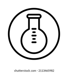 Flachsymbol. Rahmenstil. Vektorgrafik. Einzeln auf weißem Hintergrund.