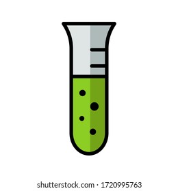 flask - lab icon vector design template