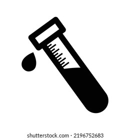 Flask laboratory drip medicine icon