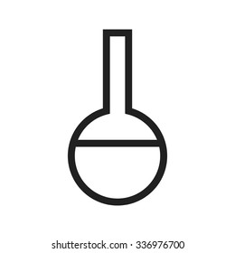 Flask, laboratory, glass icon vector image. Can also be used for education and science. Suitable for use on web apps, mobile apps and print media.