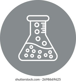 Flask Line Colour Circle Style