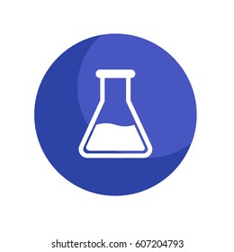 Flask with liquid minimalistic