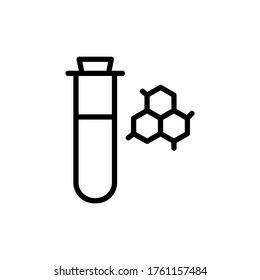 Flask, molecule icon. Simple color vector elements of stinks icons for ui and ux, website or mobile application