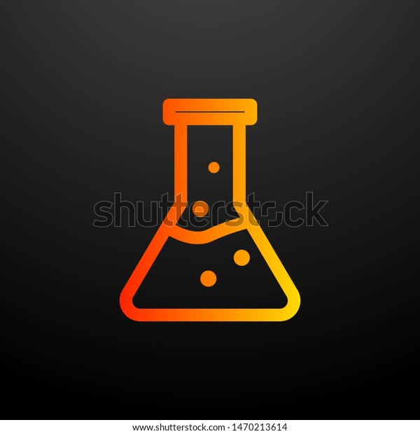 flask nolan icon.\
Elements of science set. Simple icon for websites, web design,\
mobile app, info\
graphics