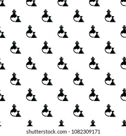 Flask pattern vector seamless repeating for any web design