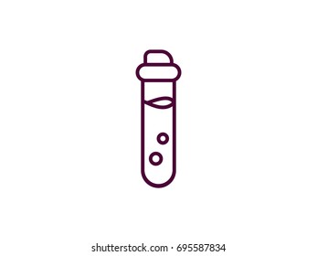 the flask with the potion