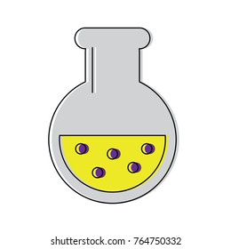 flask science chemistry icon image 